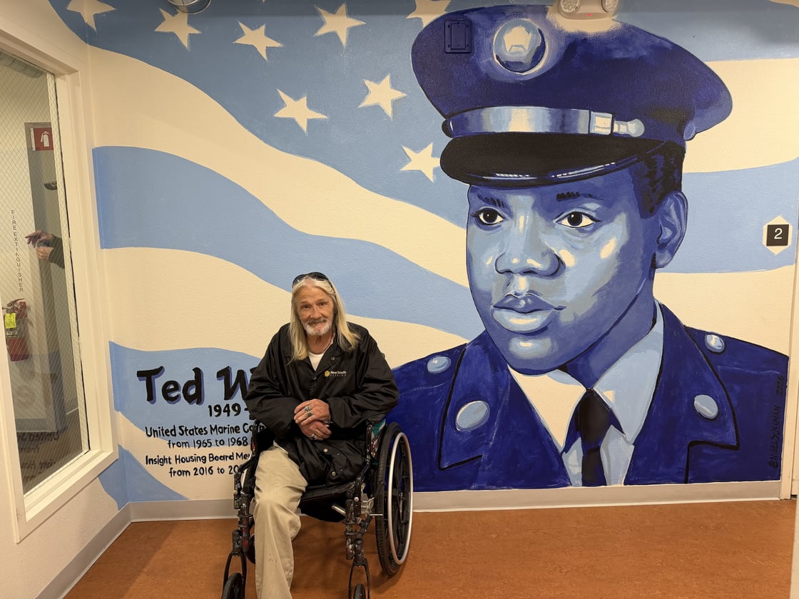 Dwight Way Veteran Mural